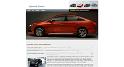 Desktop Screenshot of hyundaisonatamanual.com