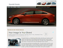 Tablet Screenshot of hyundaisonatamanual.com